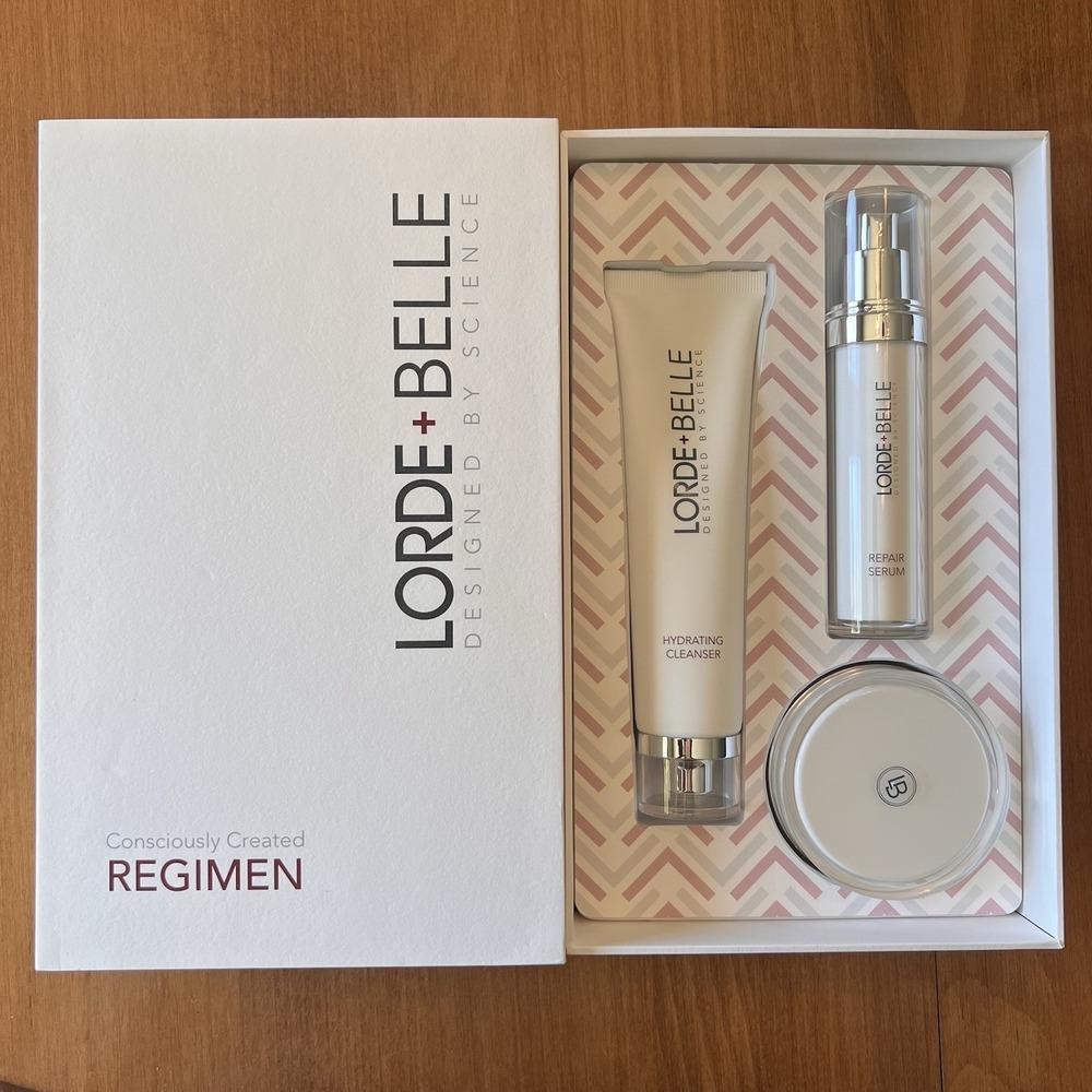 NEW Lorde + Belle 3-Step CC Skincare Regimen Trio 3-Pc Boxed Set MSRP $199 - Picture 5 of 11